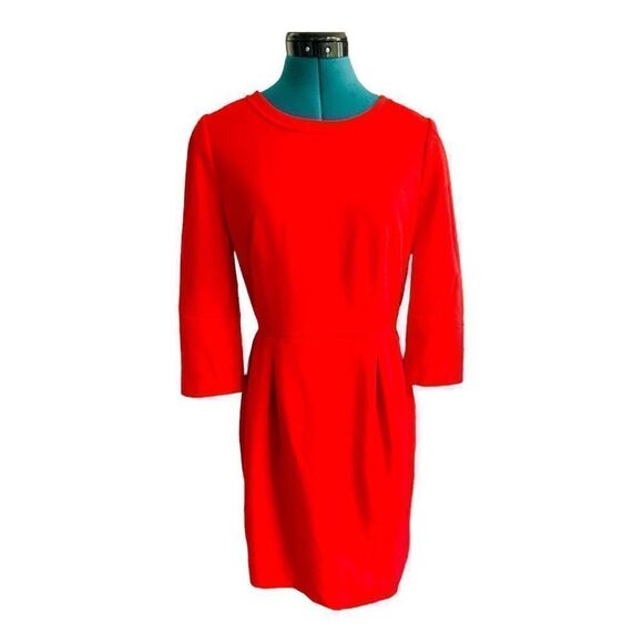 Nwot J. Crew Red Dress Size 6 - Picture 2 of 9